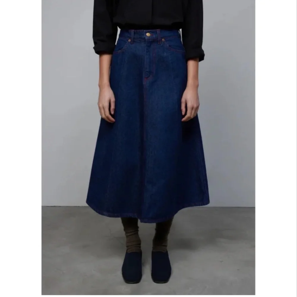 B Sides Simone skirt in Rinse Indigo - Picture 9 of 11